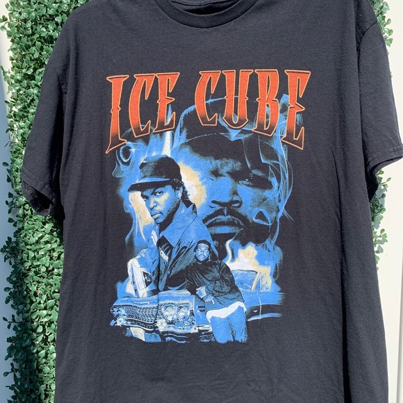 Ice Cube Graphic Black T-Shirt^^ - Picture 2 of 5